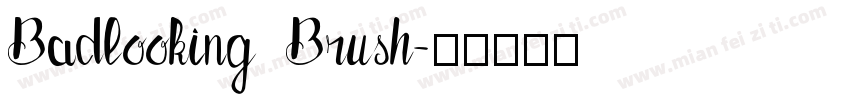 Badlooking Brush字体转换